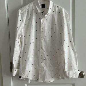 Rare rabbit white blossom shirt